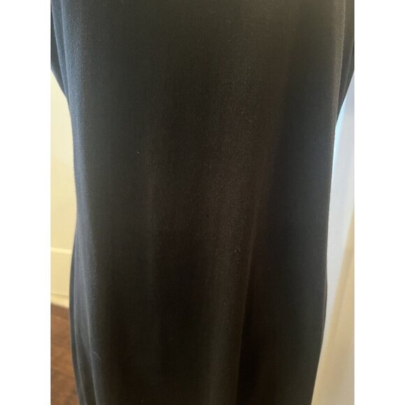 MICHAEL SIMON Lite 100% Cotton Midi Dress Womens Medium USA Stamps Embroidery - Picture 3 of 14